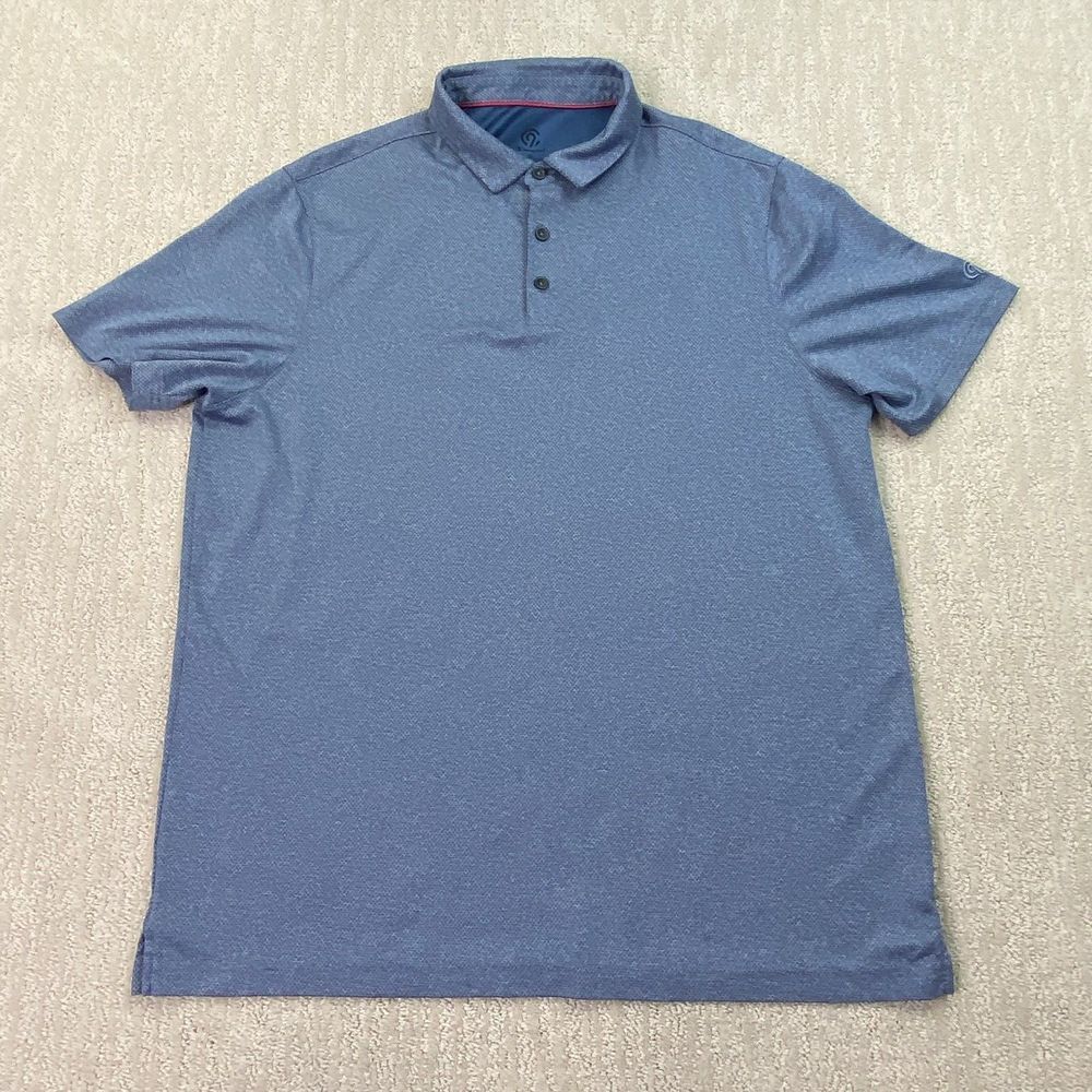 Champion Polo Shirt Mens XL Gray Short Sleeve